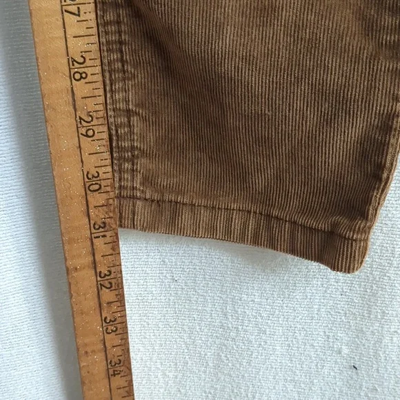 EUC Free People Corduroy Low Rise Skinny Jeans Size 28 Brown Soft Fabric - Picture 10 of 11